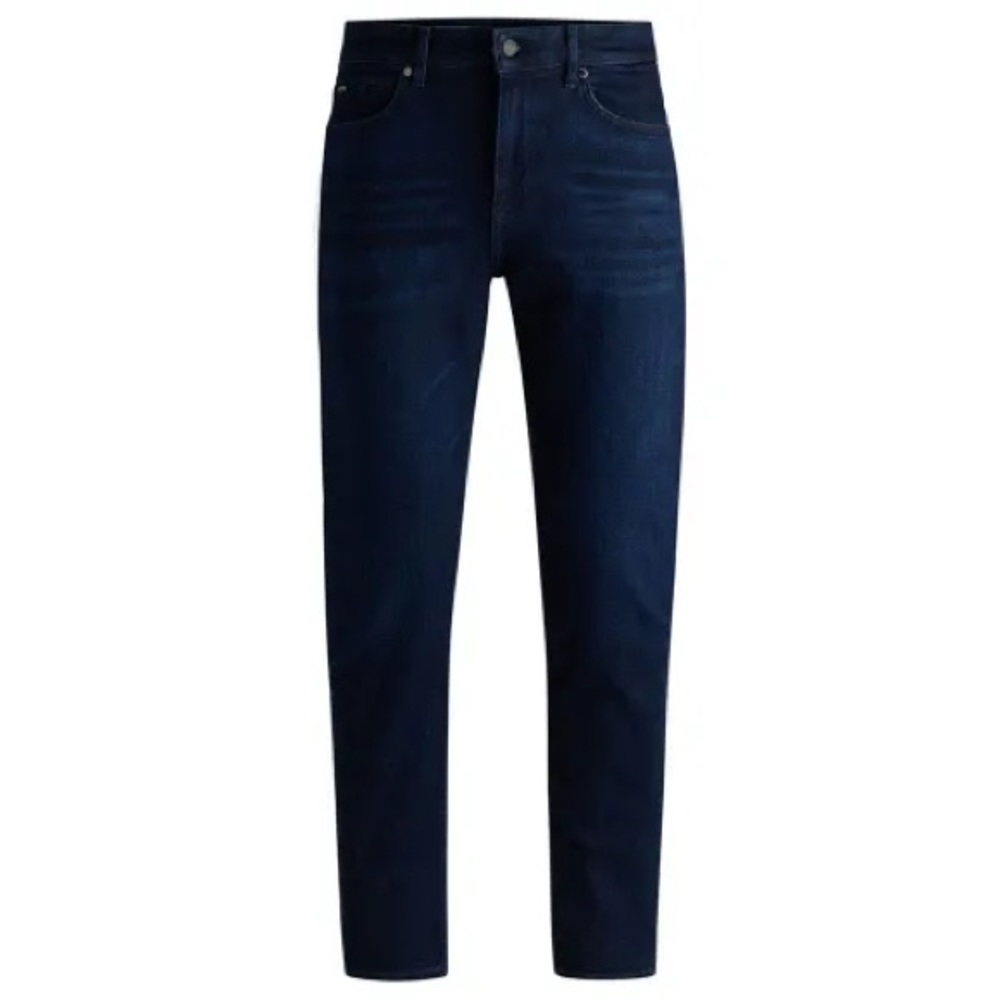 Boss stretch dark blue jeans for men, no tags in good condition